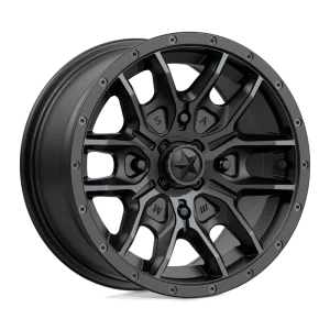 MSA Offroad Wheels – M43 FANG – Black – 14″x7″ 10mm – All weather Wheels – M43-04737